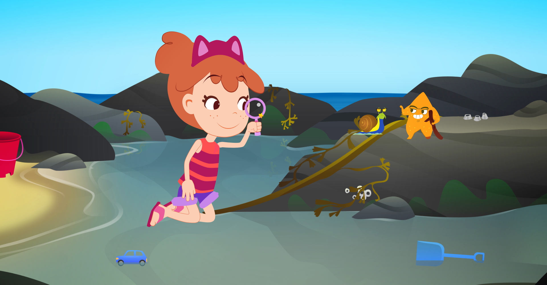 Lyn y Babas: la niña y el caracol van a la playa a encantar al público infantil con las ciencia