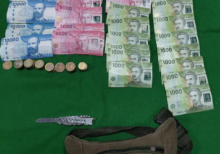 Carabineros logra la detención de un sujeto que asaltaba locales comerciales en Temuco